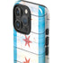 Chicago Flag Light Wood iPhone 16 Pro Impact Case